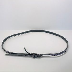 NWOT Glittery Purple Skinny Belt